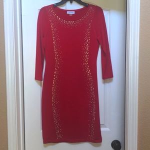 Calvin Klein light sweater dress